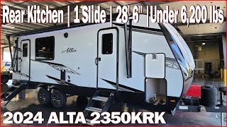 2024 Alta 2350KRK Rear Kitchen Travel Trailer by Forestriver at Couchs RV Nation a RV Wholesaler [upl. by Brady253]