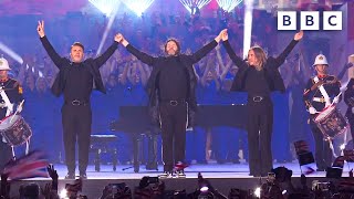 Well never forget this Take That performance 🙌  Coronation Concert at Windsor Castle  BBC [upl. by Tifanie823]