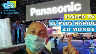 CES 2022 VLOG 4  Panasonic Annonce lOLED TV Le Plus RAPIDE au MONDE  LZ2000 [upl. by Naujed743]