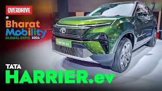 Productionspec Tata Harrier EV walkaround  the first AWD Tata EV I odmag [upl. by Riggall]