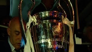 Real Madrid celebra en el Ayuntamiento la Copa de Europa [upl. by Gwenni]