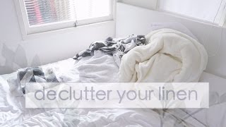 Declutter your Linen ☁ DAY 13  Simplify your Life Challenge [upl. by Leyla]