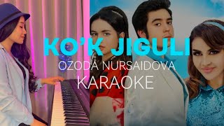 Kok jiguli  Ozoda Nursaidova  KARAOKE I Кўк жигули  Озода Нурсаидова  КАРАОКЕ [upl. by Sidran844]