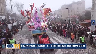 Carnevale Fano 2024 le voci degli intervenuti [upl. by Nealey]