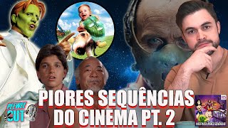 QUAL É A PIOR SEQUÊNCIA DO CINEMA parte 2  PWC 229  PEEWEE CUT LISTAS [upl. by Aliemaj993]