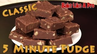 Classic 5 Minute Fudge Recipe [upl. by Ahsyad490]