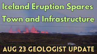 The Day After Icelands Aug 22 Eruption Geologist Analysis [upl. by Mikkel]