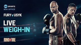 LIVE 🥊 Tyson Fury v Oleksandr Usyk  WeighIn 🏆 🇸🇦 [upl. by Okihcas]