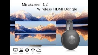 MiraScreen G2 Wireless HDMI Dongle Miracast Airplay DLNA [upl. by Erastus881]