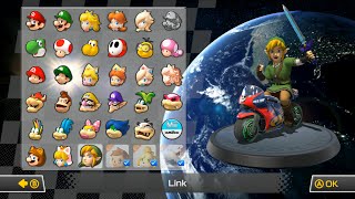 All Mii Voices  DLC Characters W Voices  Mario Kart 8 [upl. by Kciwdahc]