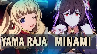 GBVSR Yama Raja Cagliostro  Vs Minami Nier  High Level Gameplay [upl. by Leahcir]