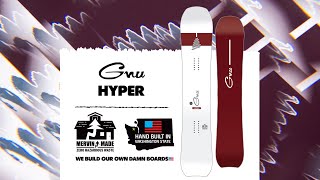 HYPER  20242025 GNU SNOWBOARD [upl. by Cirdes37]