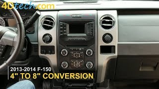 4quot to 8quot Factory SYNC 3 Upgrade Conversion  20132014 Ford F150 [upl. by Lamek693]