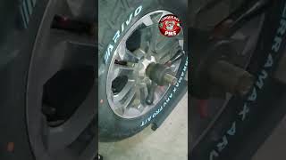 Tire Change and Wheel Balancing Arivo xsuper B505 strada allterrain [upl. by Eillil]