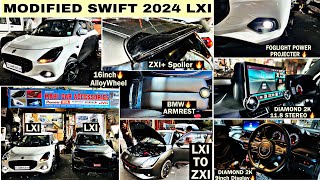 Unveiling the Swift 🔥 Swift modified 2024🔥swift lxi to zxi🔥swift zxi Foglight 2024 [upl. by Bourn]