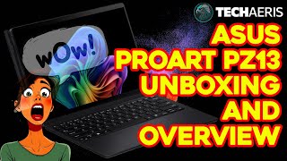 ASUS ProArt PZ13 Unboxing and Overview [upl. by Ovid]