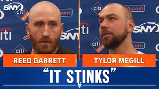 Mets pitchers Tylor Megill amp Reed Garrett on how Saturdays game against the Astros got away  SNY [upl. by Novert]