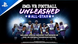 2MD VR Football Unleashed ALL☆STAR  Launch Trailer  PS VR2 Games [upl. by Infeld815]