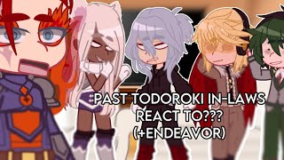 Past Todoroki InLaws react to endeavor  Fuyurumi Dabihawks Natshig And Tododeku [upl. by Ecenaj]