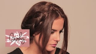 Messy Milkmaid Braid  Binky Felstead [upl. by Napas435]