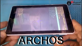 archos tablet hard reset [upl. by Gesner357]