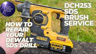 Dewalt DCH253 full teardown amp repair [upl. by Nollat]