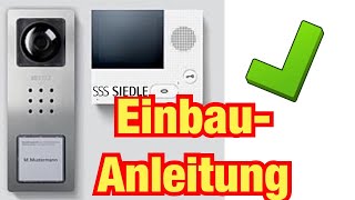 Siedle Videosprechanlage CVB 850  Mit meiner Anleitung kann jeder diese Anlage einbauen Proofwood [upl. by Ruthi]