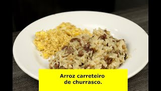 Arroz carreteiro de churrasco Receita fácil e prática [upl. by Adiel]