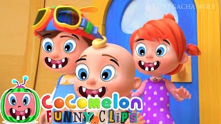 The Muffin Man  CoComelon Funny Clip [upl. by Krischer]