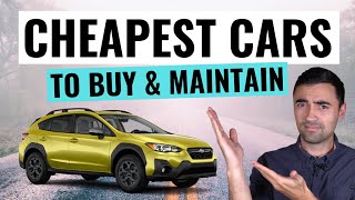 Top 10 Cheapest Cars to Buy and Maintain That Are Most Reliable [upl. by Penny742]