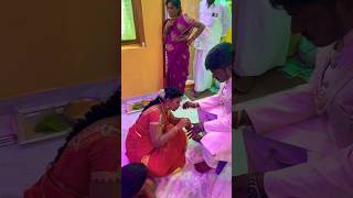 అందరూ రెడీ అయితే మావాడు మాత్రం nandinibhaskartrendingshortswedding [upl. by Deth]