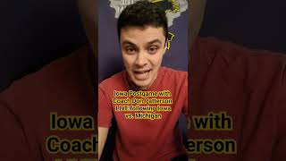 Iowa vs Michigan PREDICTION  Big Ten Championship shorts hawkeyes wolverines collegefootball [upl. by Geoff972]