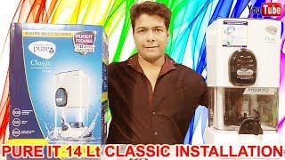 Pureit Classic 14 L Water Purifier Installation And Unboxing 2019  Full Step By Step Video Guide [upl. by Kurr357]