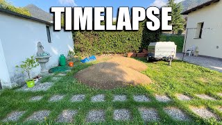 GARDEN RENOVATION TIMELAPSE 100 hours in 10 minutes [upl. by Annal]