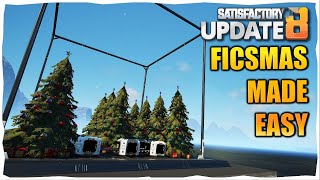 Make FICSMAS Easy With These BLUEPRINTS in Satisfactory [upl. by Alyl]