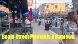 Beale Street Memphis Downtown [upl. by Ayanahs541]