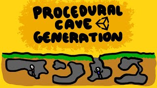 2D PROCEDURAL CAVE GENERATION TUTORIAL UNITY  PERLIN NOISE [upl. by Nahsaj]