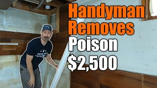 Handyman Removes Poison From Their Home  2500  THE HANDYMAN [upl. by Izabel20]