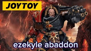 joytoy Warhammer 30k Ezekyle Abaddon capitán hijos de horus review en español [upl. by Thurber]