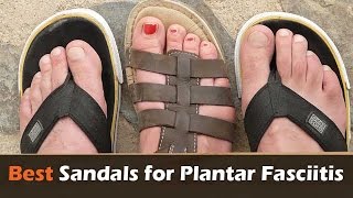 Best Sandals And Flip Flops For Plantar Fasciitis Sufferers [upl. by Anaiuq]