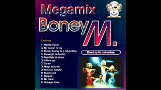 Boney M Megamix by DJ Johnathan [upl. by Dnalyar740]