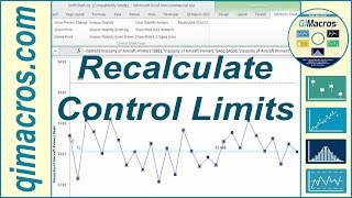 Recalculate Control Limits UCLLCL on a Control Chart [upl. by Humfrey110]