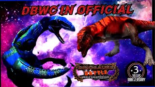 Tyrannosaurus vs Giganotosaurus🔥🔥🔥Target 50k viewsDBWC in official⚡pong1977 [upl. by Chita]