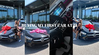 BUYING MY “DREAM” CAR AT 21  CAR TOUR amp ACCESSORIES  Mercedez Benz A220 [upl. by Polash]