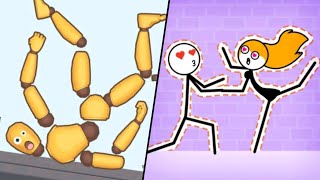 KICK amp BRAKS vS THROUGH THE WALLWalktrough Funny GameplayASMR BestAndroid Games [upl. by Dam]