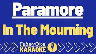 Paramore  In The Mourning Karaoke [upl. by Sire]