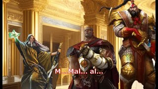 Malcador ataca a Horus Lupercal warhammer [upl. by Eerpud]