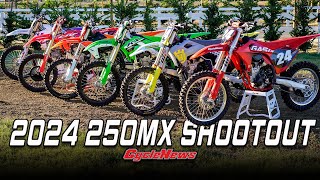 2024 250 Motocross Shootout  Which Bike Is Best  Cycle News [upl. by Ordway]