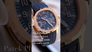 Patek Philippe Aquanaut Luce Bluegray Rose Gold Watch Ref 5261R001  Eleven Eleven NY 1111NY [upl. by Pirzada]