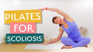 Improve Scoliosis with these Exercises  Pilates for Scoliosis  30 Mins [upl. by Omsare]